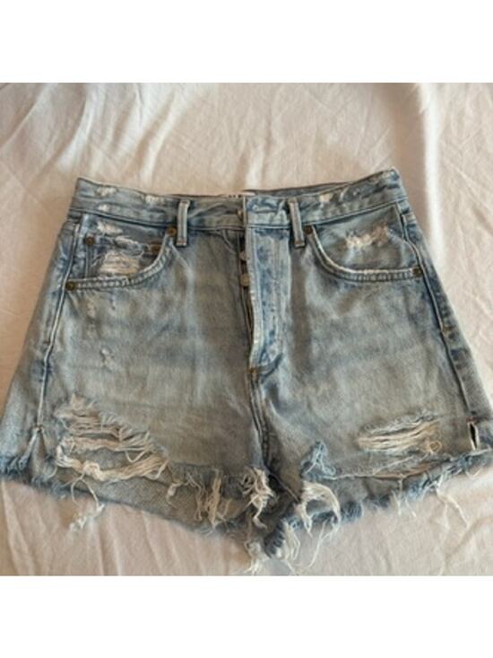 Agolde Pants - AGOLDE distressed denim shorts size 25